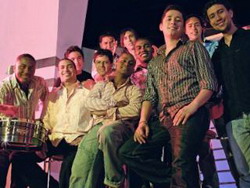 Colombian popular orchestra Calambuco had it debut in Cuba